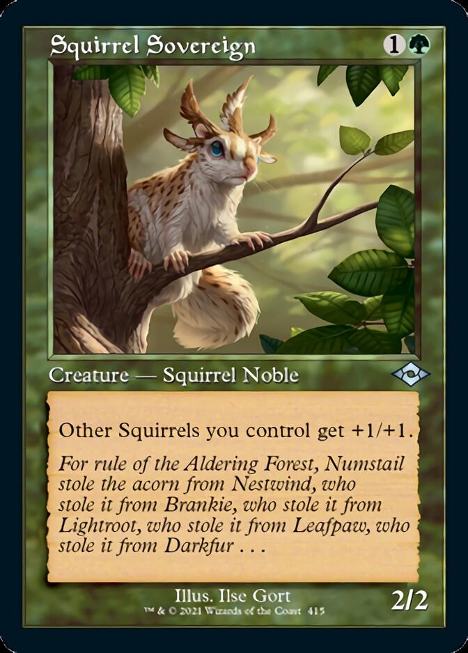 Squirrel Sovereign (Retro) [Modern Horizons 2] | Dumpster Cat Games