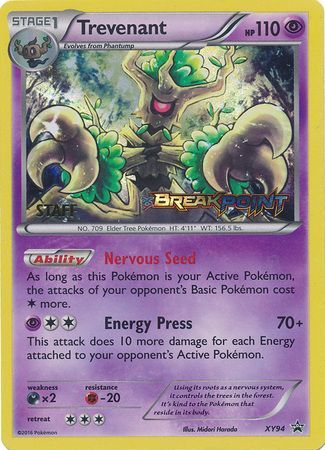 Trevenant (XY94) (Staff) [XY: Black Star Promos] | Dumpster Cat Games