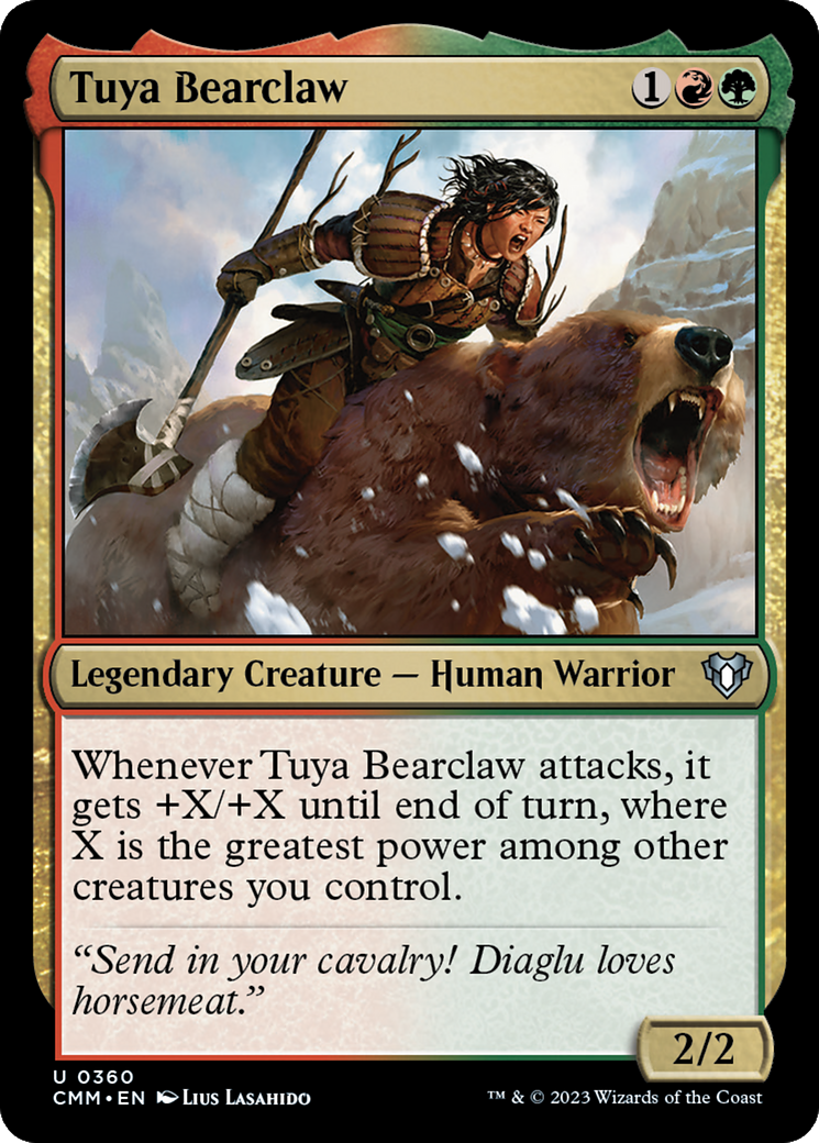 Tuya Bearclaw [Commander Masters] | Dumpster Cat Games