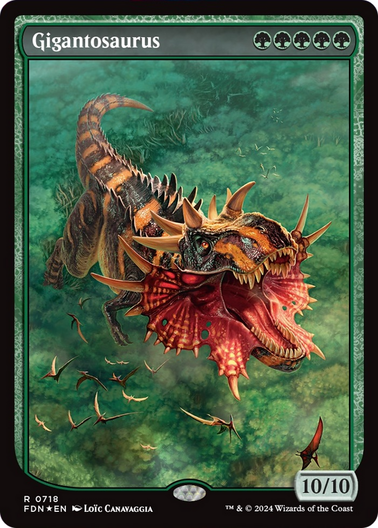 Gigantosaurus (Full Art) [Foundations] | Dumpster Cat Games