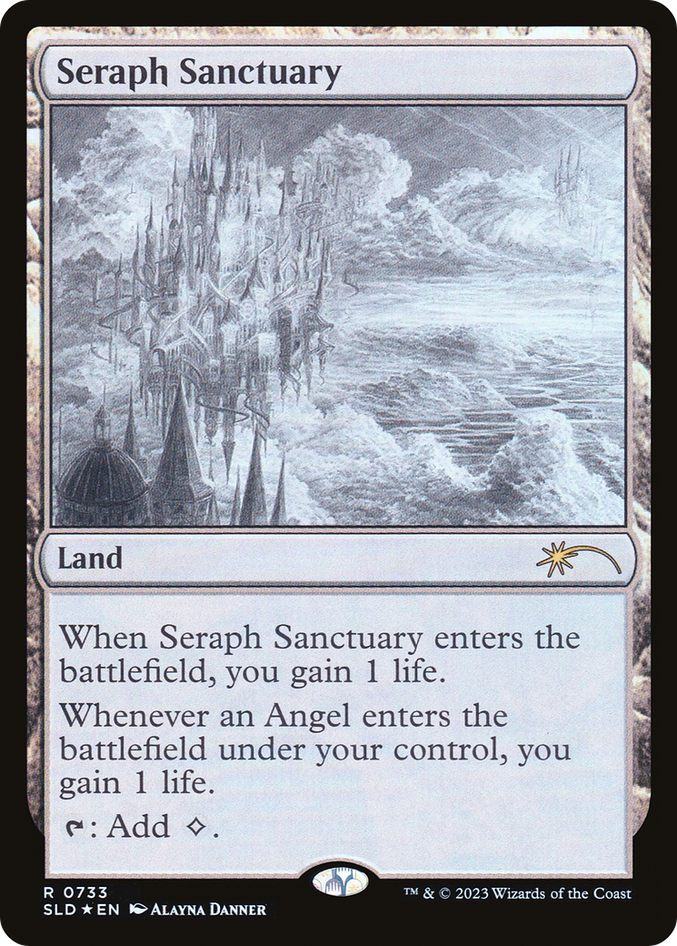 Seraph Sanctuary (Sketch) [Secret Lair Drop Promos] | Dumpster Cat Games