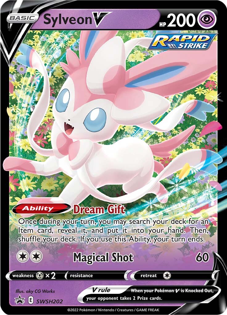 Sylveon V (SWSH202) [Sword & Shield: Black Star Promos] | Dumpster Cat Games