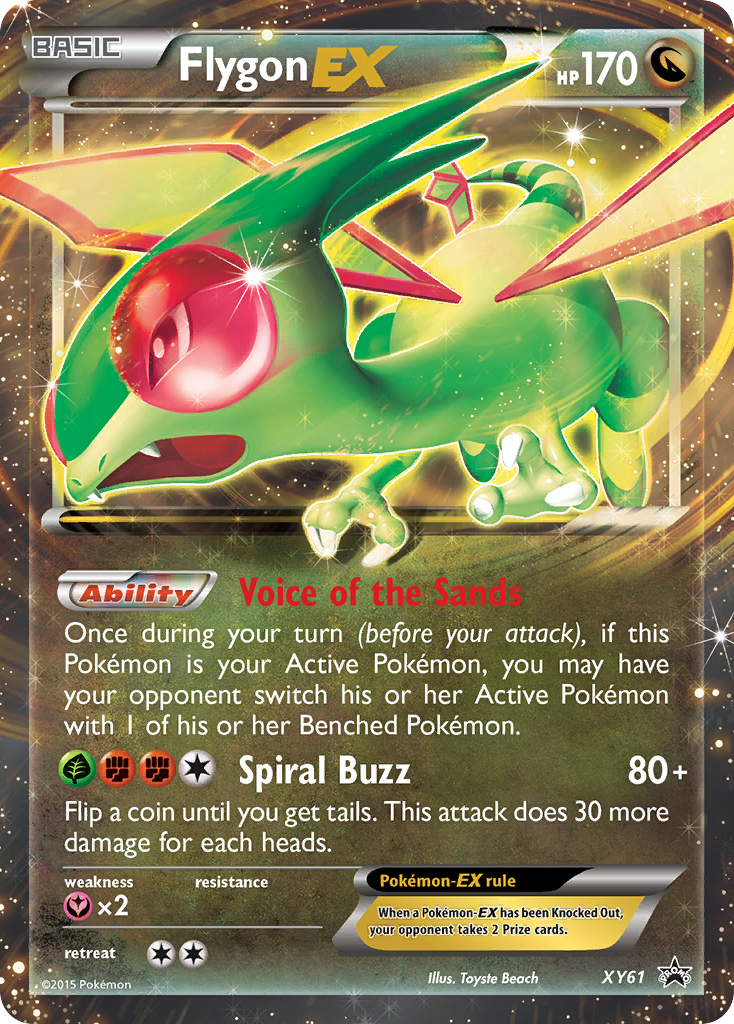 Flygon EX (XY61) [XY: Black Star Promos] | Dumpster Cat Games