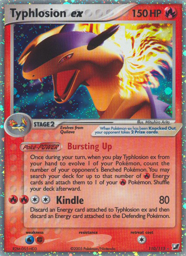 Typhlosion ex (110/115) [EX: Unseen Forces] | Dumpster Cat Games