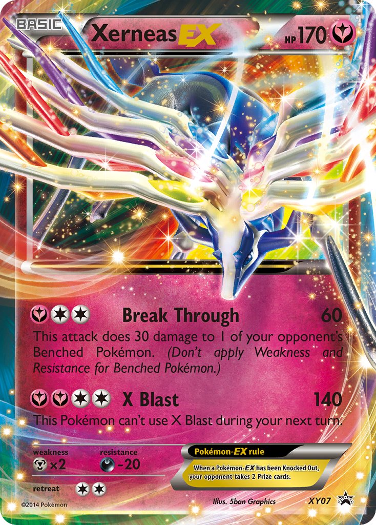 Xerneas EX (XY07) [XY: Black Star Promos] | Dumpster Cat Games