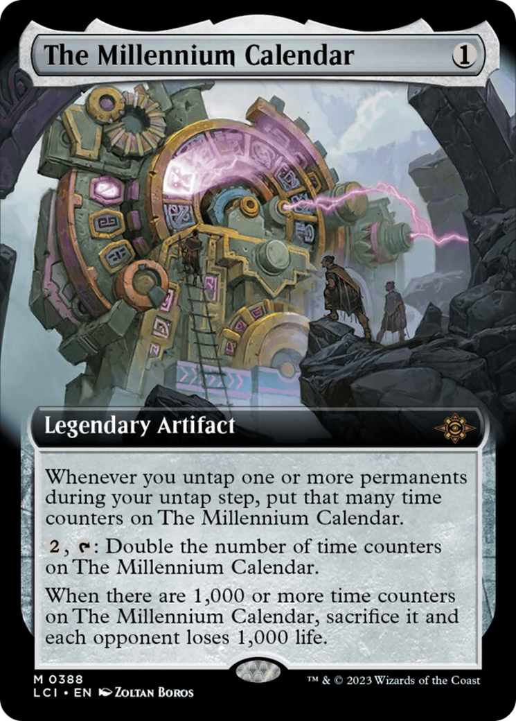 The Millennium Calendar (Extended Art) [The Lost Caverns of Ixalan] | Dumpster Cat Games