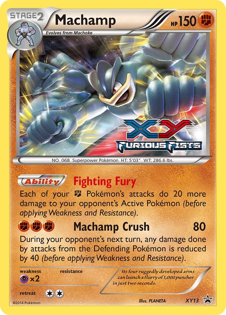 Machamp (XY13) [XY: Black Star Promos] | Dumpster Cat Games