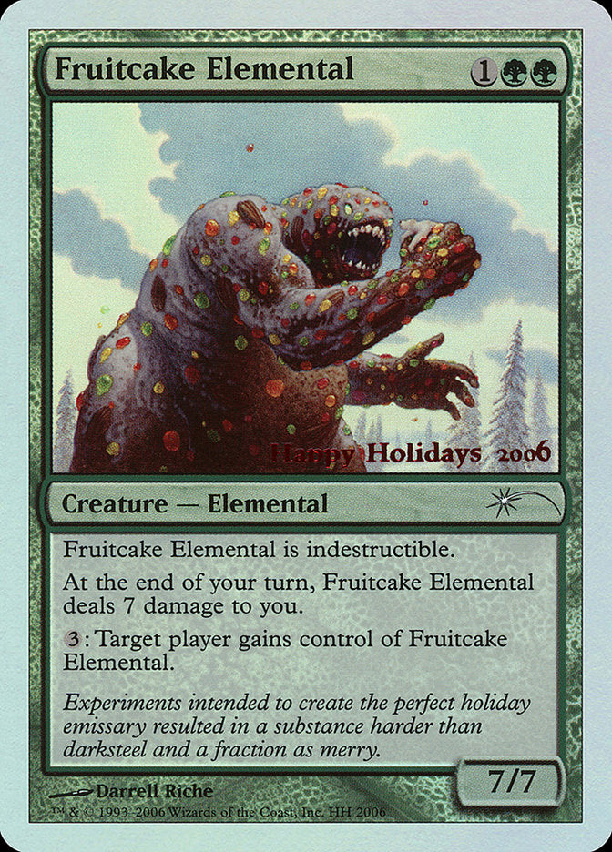 Fruitcake Elemental [Happy Holidays] | Dumpster Cat Games