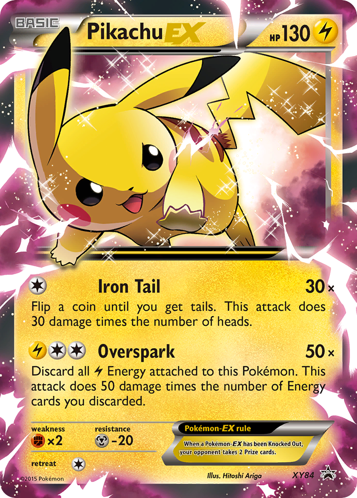 Pikachu EX (XY84) [XY: Black Star Promos] | Dumpster Cat Games