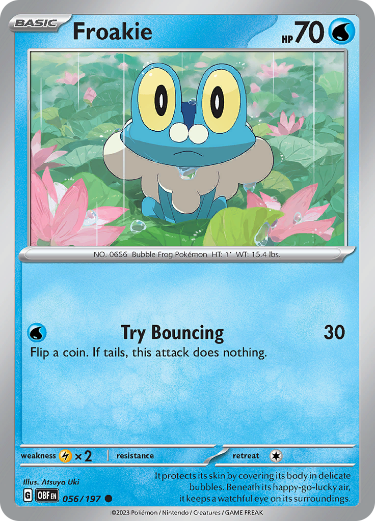 Froakie (056/197) [Scarlet & Violet: Obsidian Flames] | Dumpster Cat Games