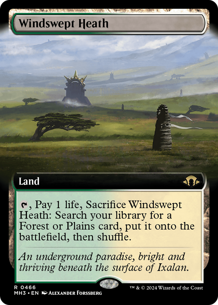 Windswept Heath (Extended Art) [Modern Horizons 3] | Dumpster Cat Games