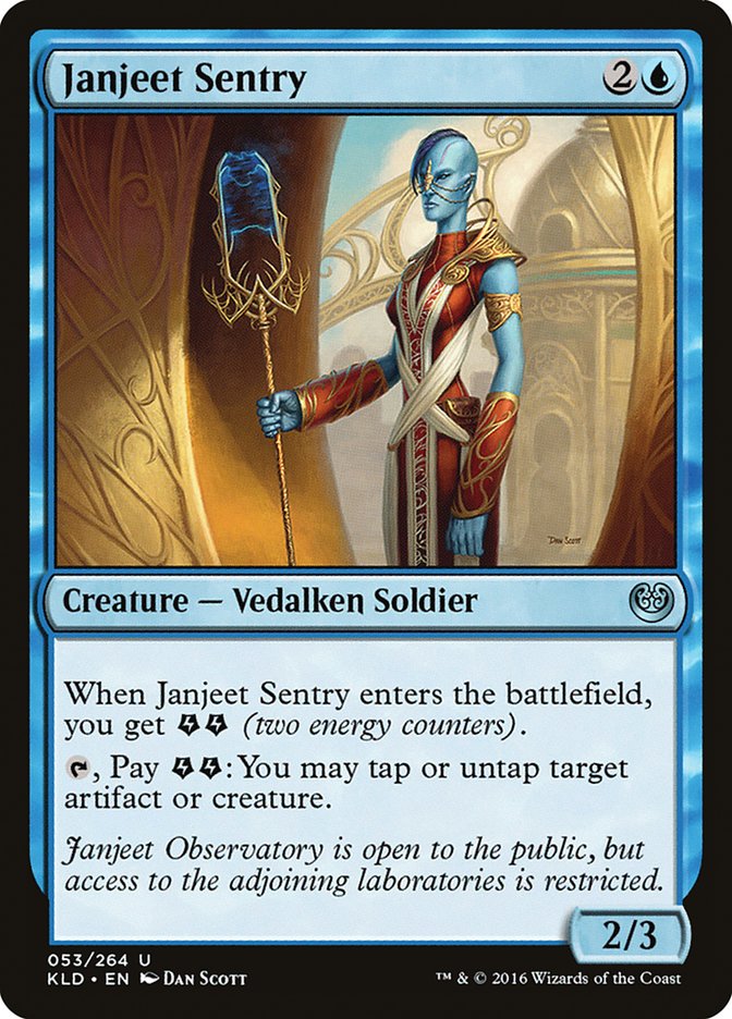 Janjeet Sentry [Kaladesh] | Dumpster Cat Games