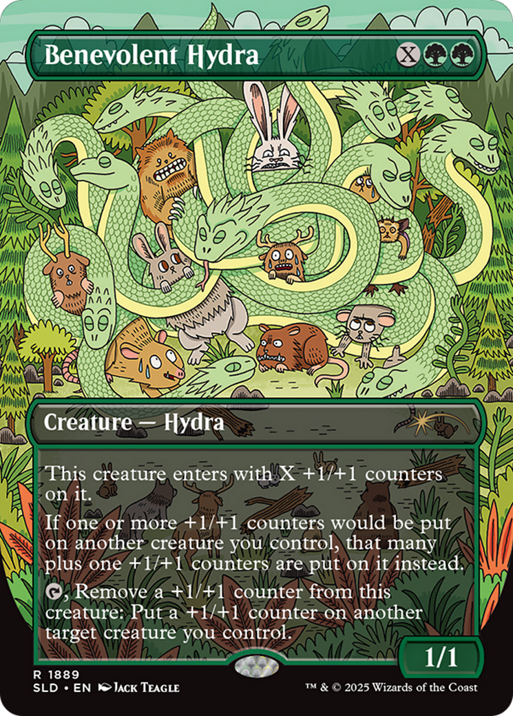 Benevolent Hydra (Rainbow Foil) [Secret Lair Drop Series] | Dumpster Cat Games