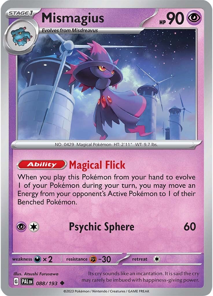 Mismagius (088/193) [Scarlet & Violet: Paldea Evolved] | Dumpster Cat Games