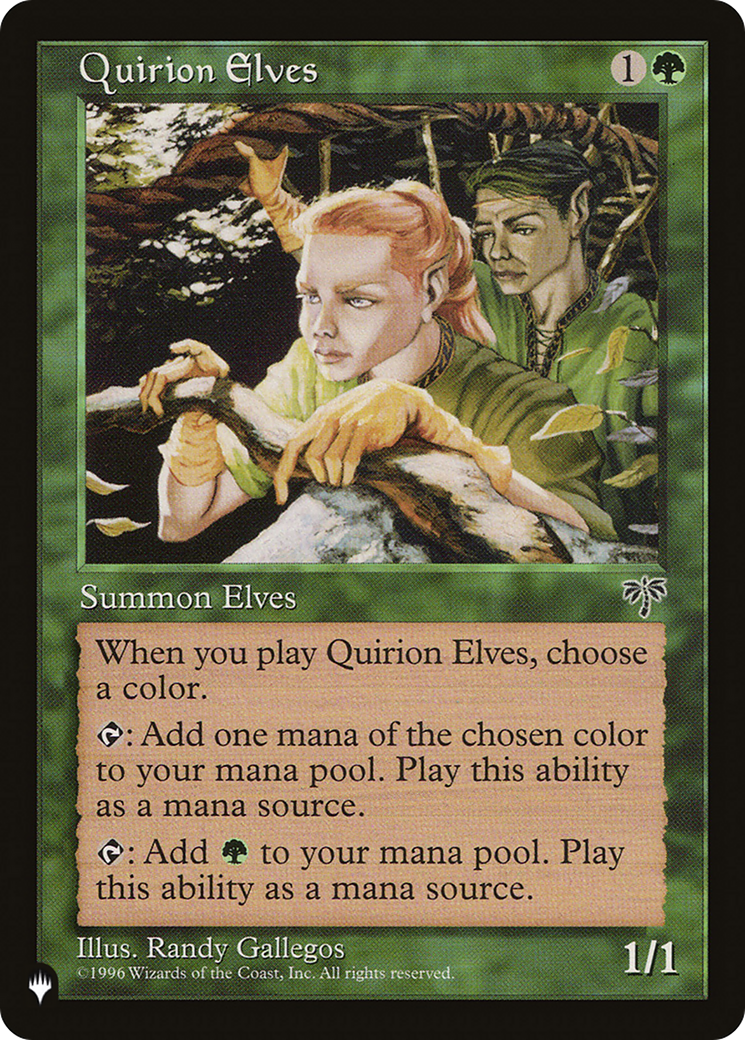 Quirion Elves [The List Reprints] | Dumpster Cat Games