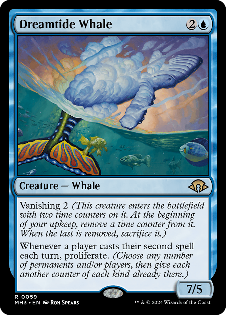 Dreamtide Whale [Modern Horizons 3] | Dumpster Cat Games