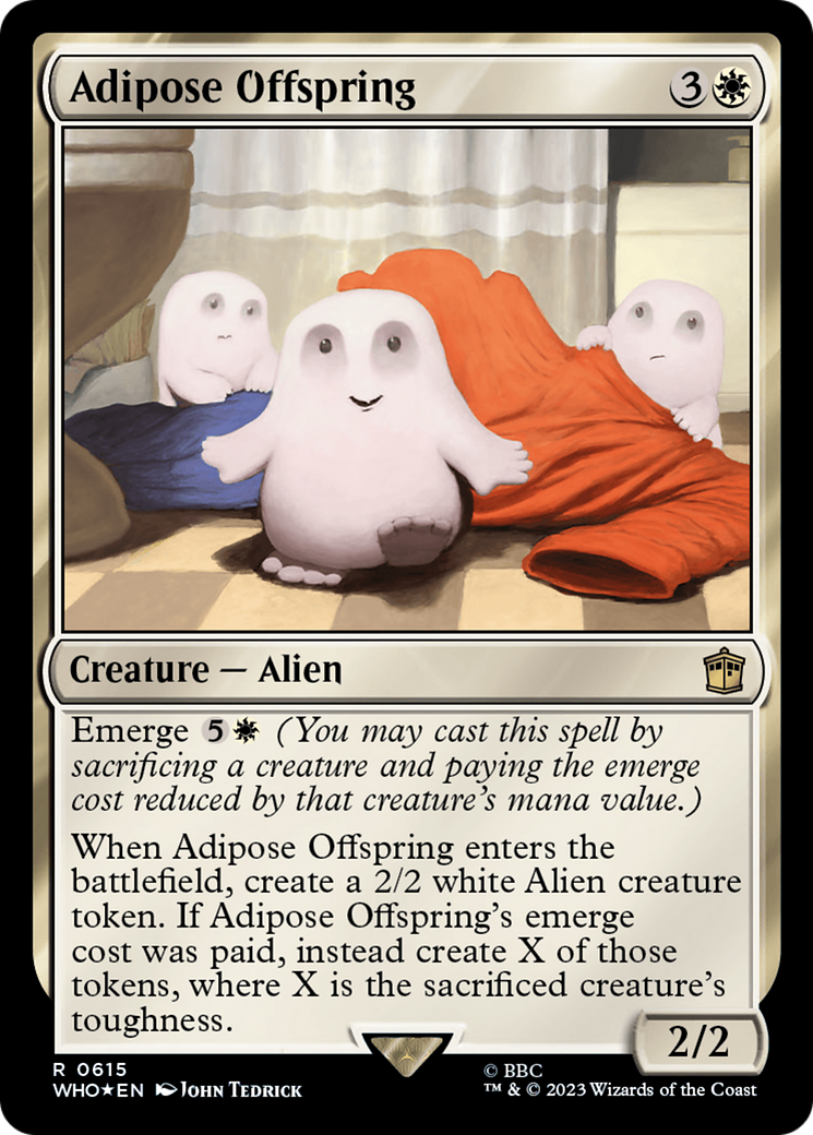 Adipose Offspring (Surge Foil) [Doctor Who] | Dumpster Cat Games