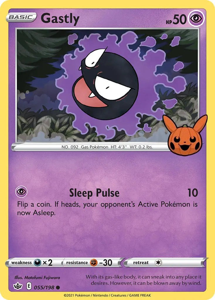 Gastly (055/198) [Trick or Trade] | Dumpster Cat Games