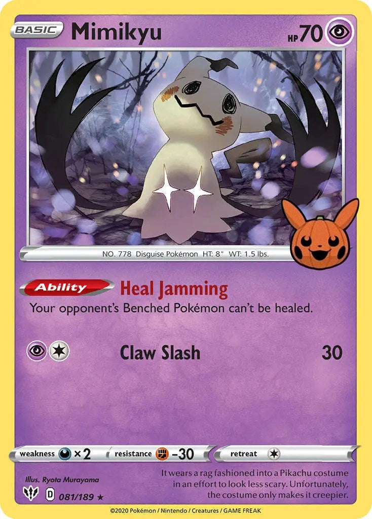 Mimikyu (081/189) [Trick or Trade] | Dumpster Cat Games