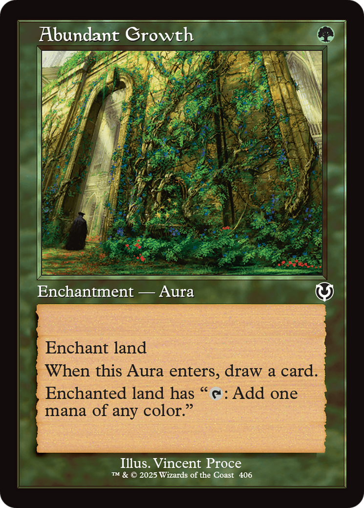 Abundant Growth (Retro Frame) [Innistrad Remastered] | Dumpster Cat Games