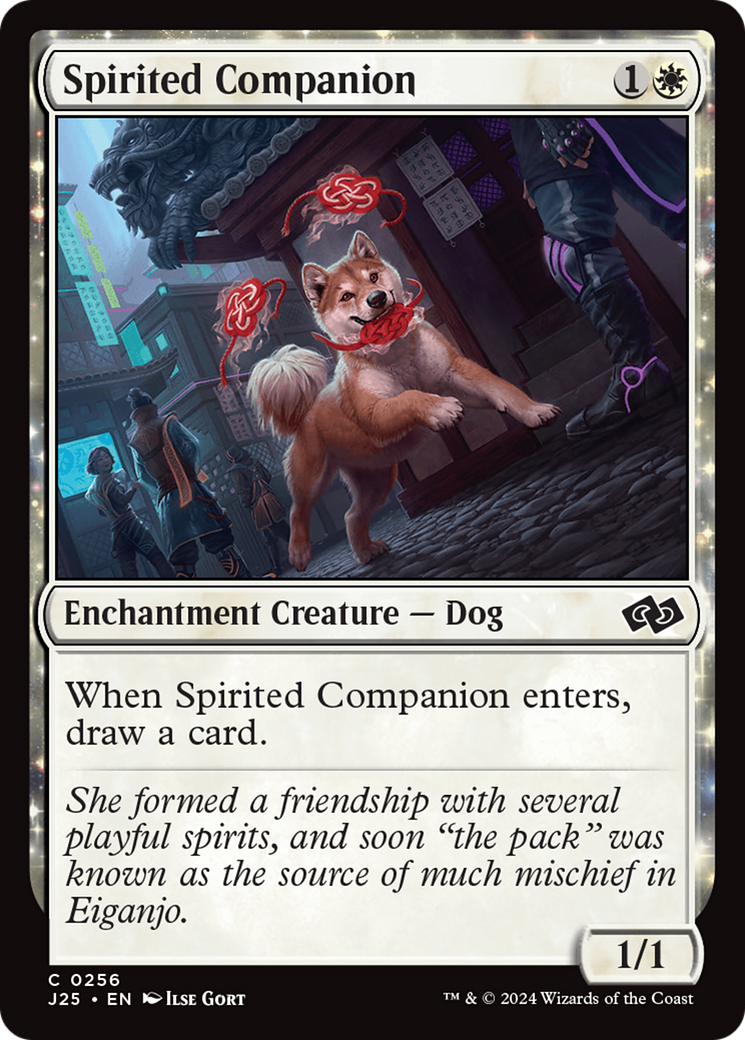 Spirited Companion [Foundations Jumpstart] | Dumpster Cat Games