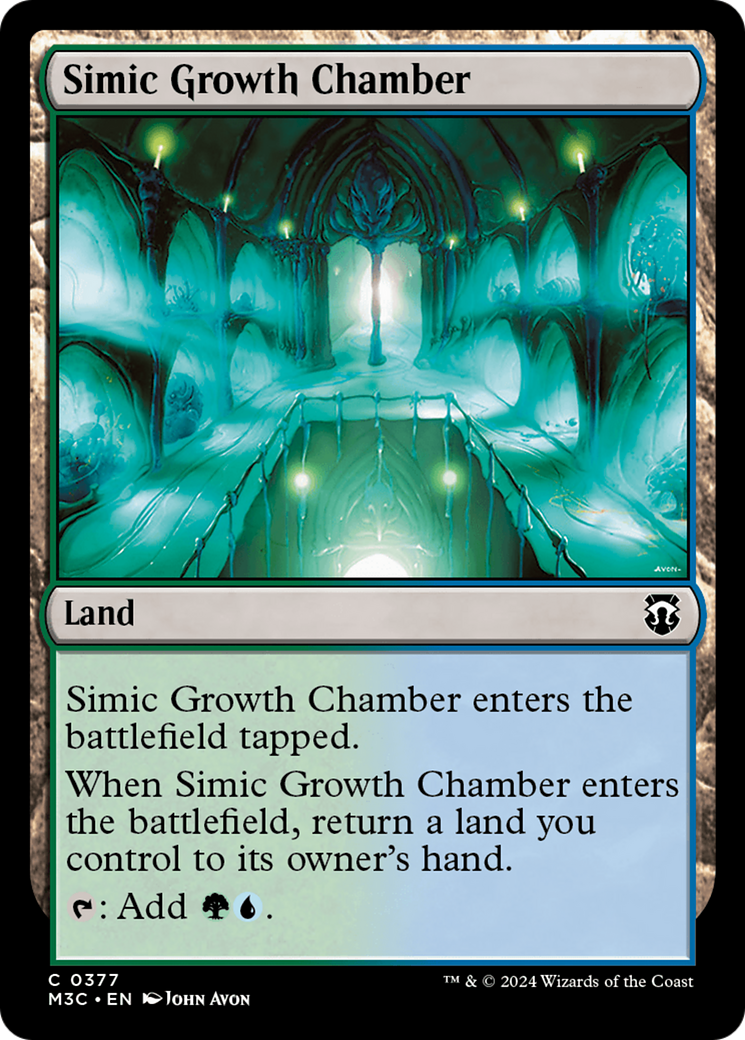 Simic Growth Chamber (Ripple Foil) [Modern Horizons 3 Commander] | Dumpster Cat Games