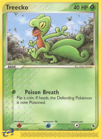 Treecko (75/109) [EX: Ruby & Sapphire] | Dumpster Cat Games