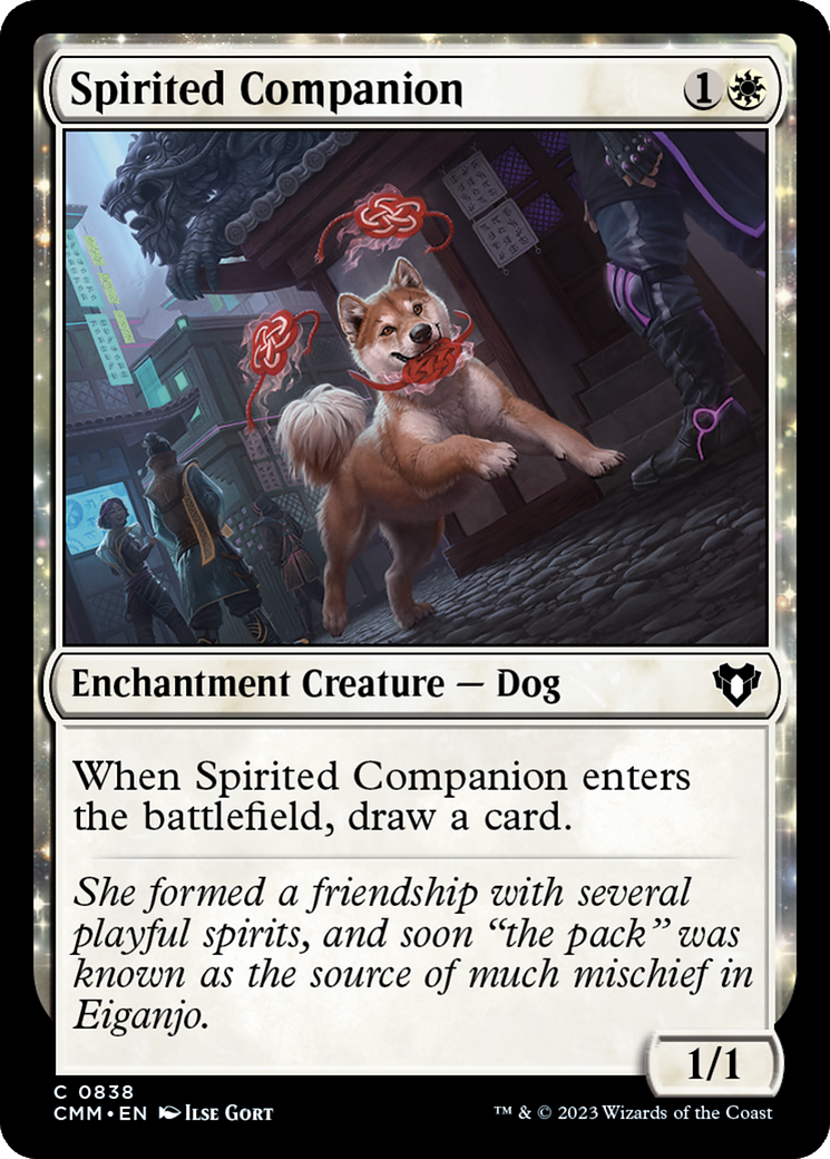 Spirited Companion [Commander Masters] | Dumpster Cat Games