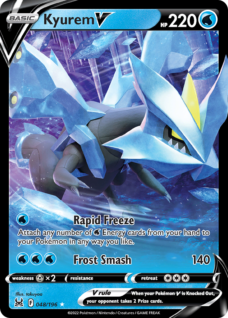 Kyurem V (048/196) (Jumbo Card) [Sword & Shield: Lost Origin] | Dumpster Cat Games