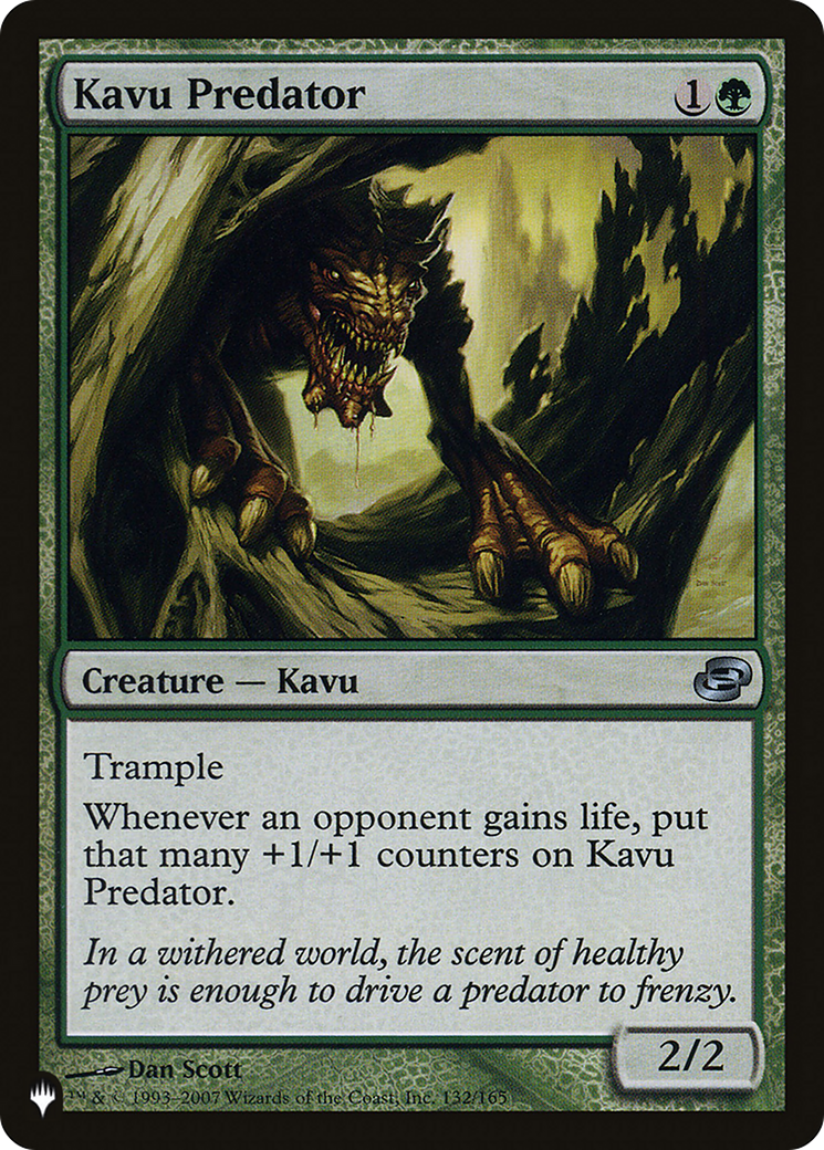 Kavu Predator [The List Reprints] | Dumpster Cat Games