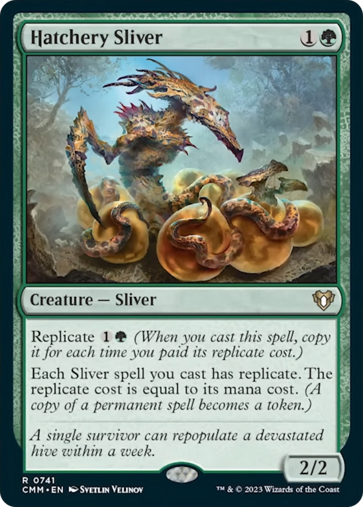 Hatchery Sliver [Commander Masters] | Dumpster Cat Games