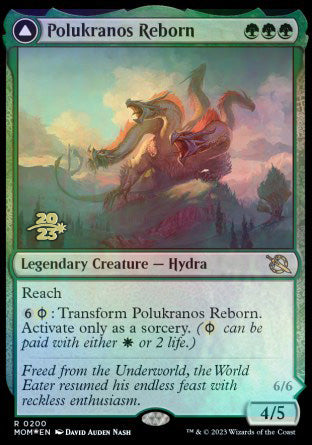 Polukranos Reborn // Polukranos, Engine of Ruin [March of the Machine Prerelease Promos] | Dumpster Cat Games