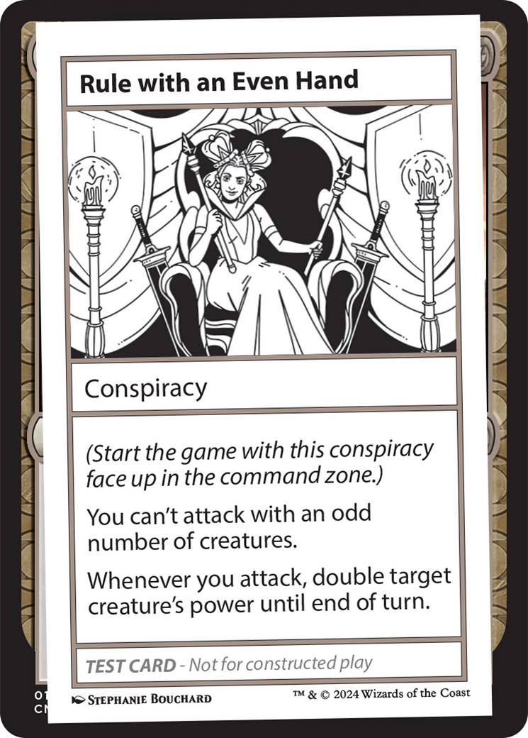 Rule with an Even Hand [Mystery Booster 2 Playtest Cards] | Dumpster Cat Games