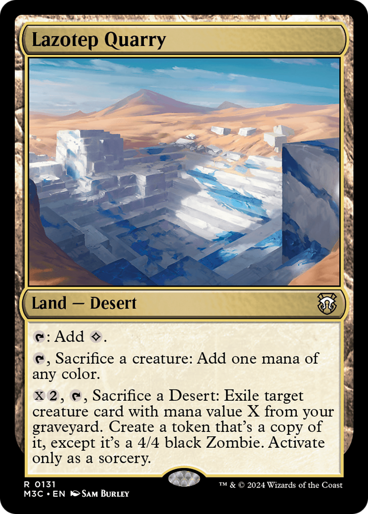 Lazotep Quarry (Extended Art) [Modern Horizons 3 Commander] | Dumpster Cat Games