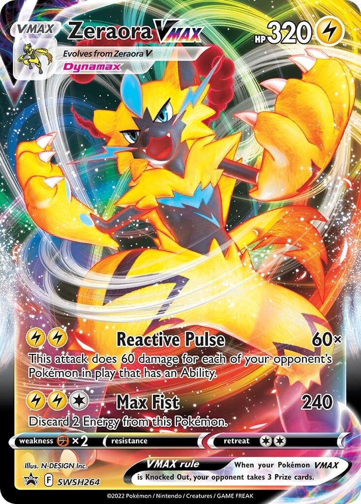 Zeraora VMAX (SWSH264) [Sword & Shield: Black Star Promos] | Dumpster Cat Games