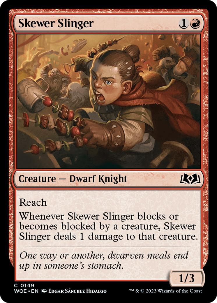 Skewer Slinger [Wilds of Eldraine] | Dumpster Cat Games