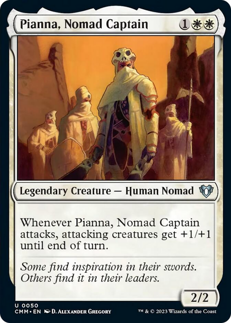 Pianna, Nomad Captain [Commander Masters] | Dumpster Cat Games