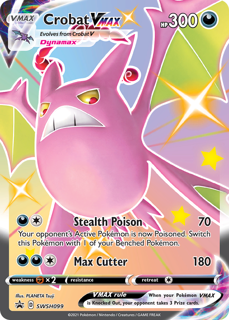 Crobat VMAX (SWSH099) [Sword & Shield: Black Star Promos] | Dumpster Cat Games