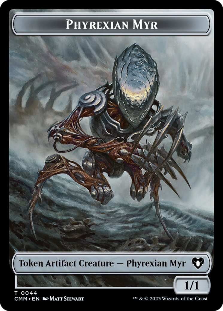 Phyrexian Myr Token [Commander Masters Tokens] | Dumpster Cat Games