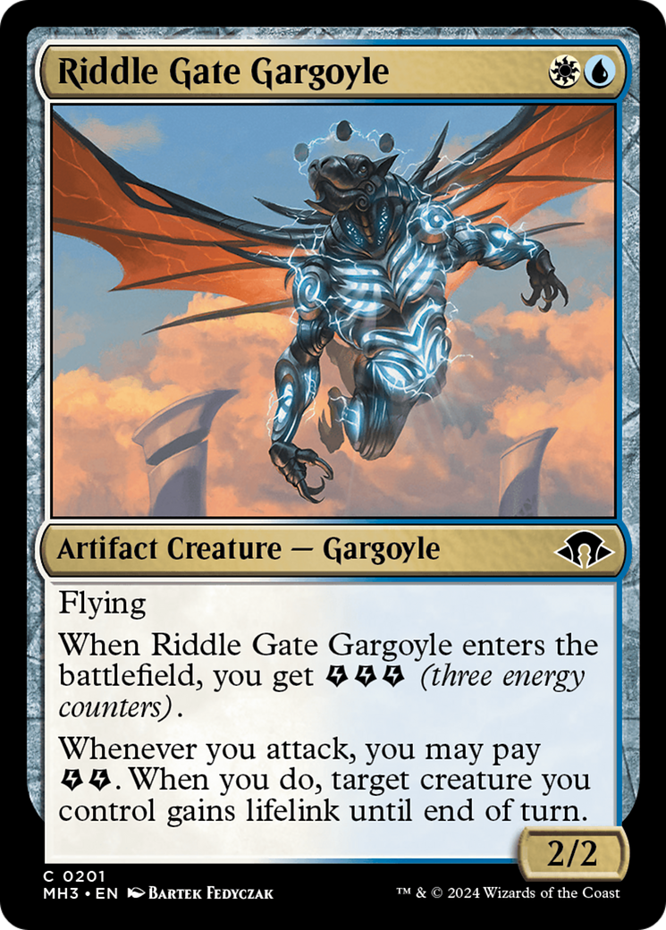 Riddle Gate Gargoyle [Modern Horizons 3] | Dumpster Cat Games