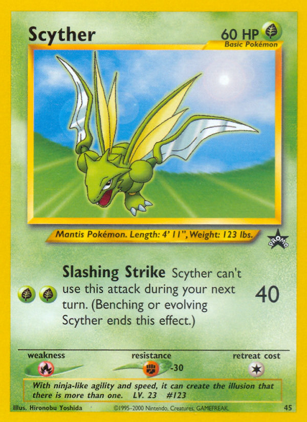 Scyther (45) [Wizards of the Coast: Black Star Promos] | Dumpster Cat Games