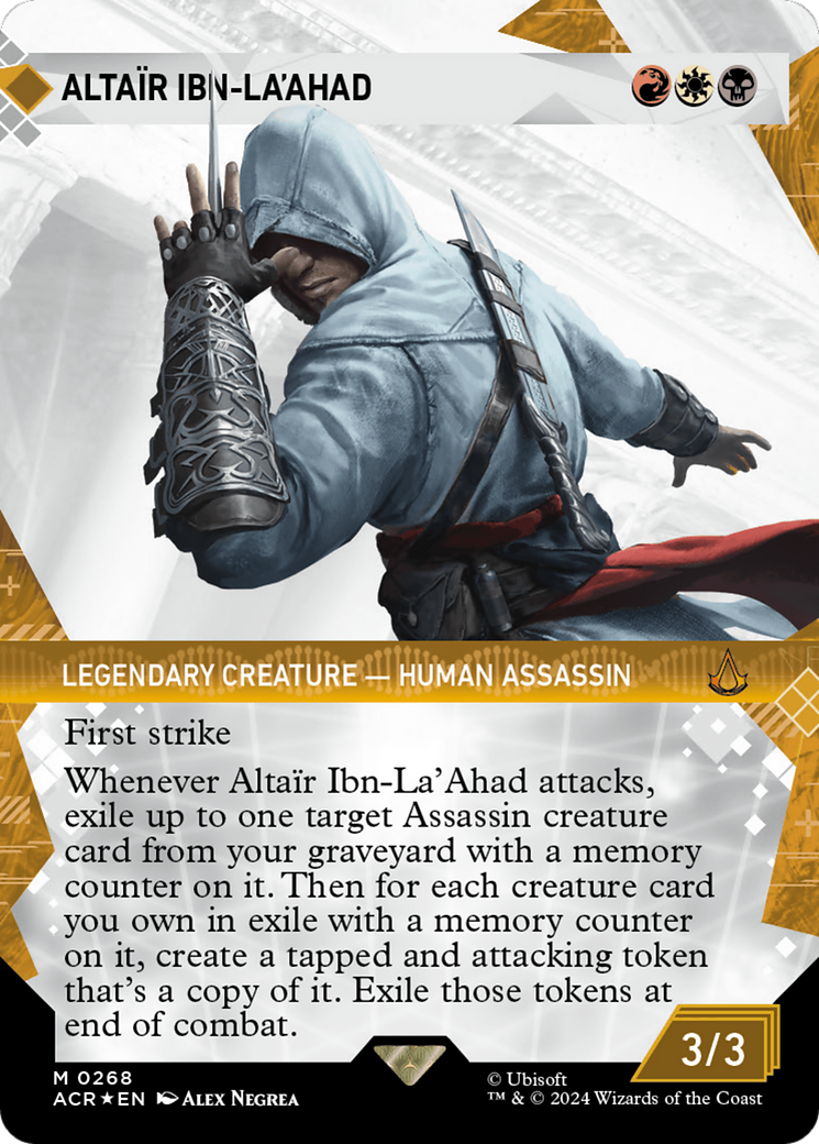 Altair Ibn-La'Ahad (Showcase) (Textured Foil) [Assassin's Creed] | Dumpster Cat Games