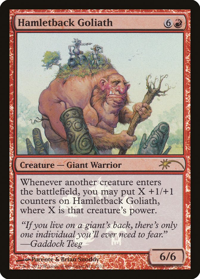 Hamletback Goliath [Resale Promos] | Dumpster Cat Games