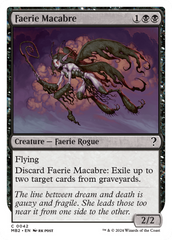 Faerie Macabre (White Border) [Mystery Booster 2] | Dumpster Cat Games