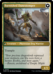 Tarkir Duneshaper // Burnished Dunestomper [March of the Machine] | Dumpster Cat Games