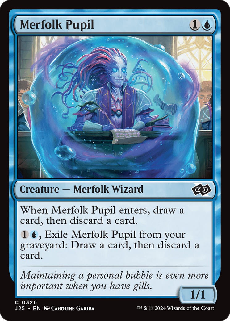 Merfolk Pupil [Foundations Jumpstart] | Dumpster Cat Games