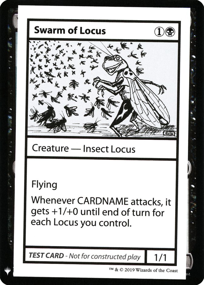 Swarm of Locus [Mystery Booster Playtest Cards] | Dumpster Cat Games