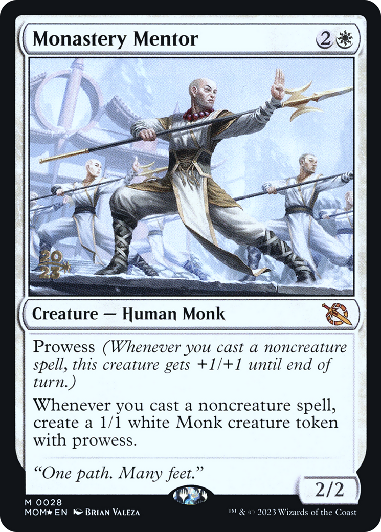 Monastery Mentor [March of the Machine Prerelease Promos] | Dumpster Cat Games