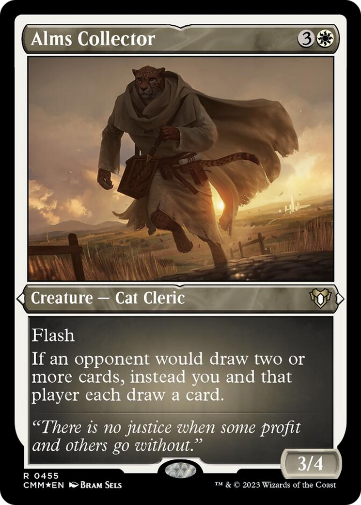 Alms Collector (Foil Etched) [Commander Masters] | Dumpster Cat Games