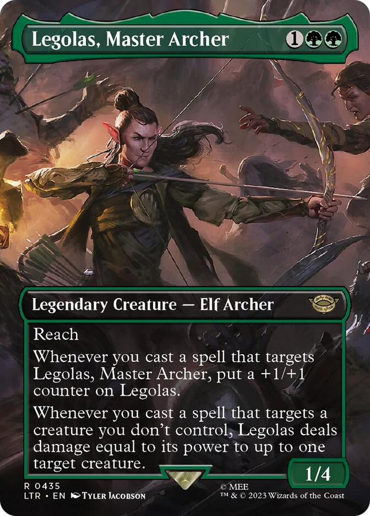 Legolas, Master Archer (Borderless Alternate Art) [The Lord of the Rings: Tales of Middle-Earth] | Dumpster Cat Games